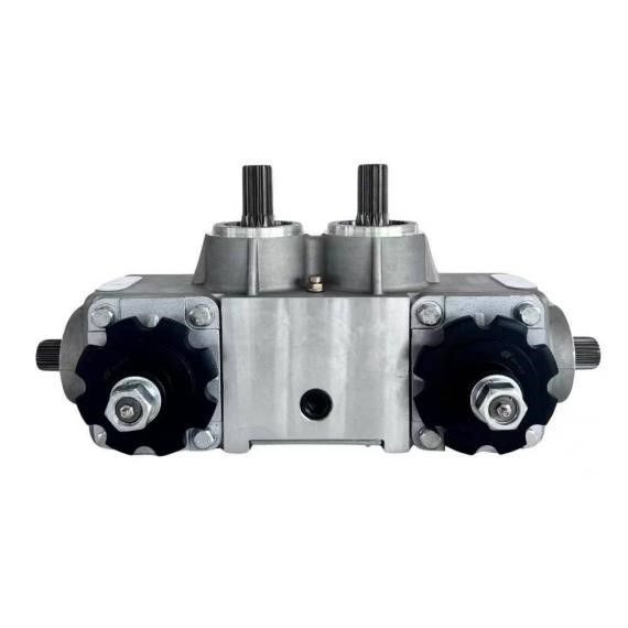 High Torque Corn Header Gearbox Assembly with 20CrMnTi Spiral Gears & Durable Aluminum Shell